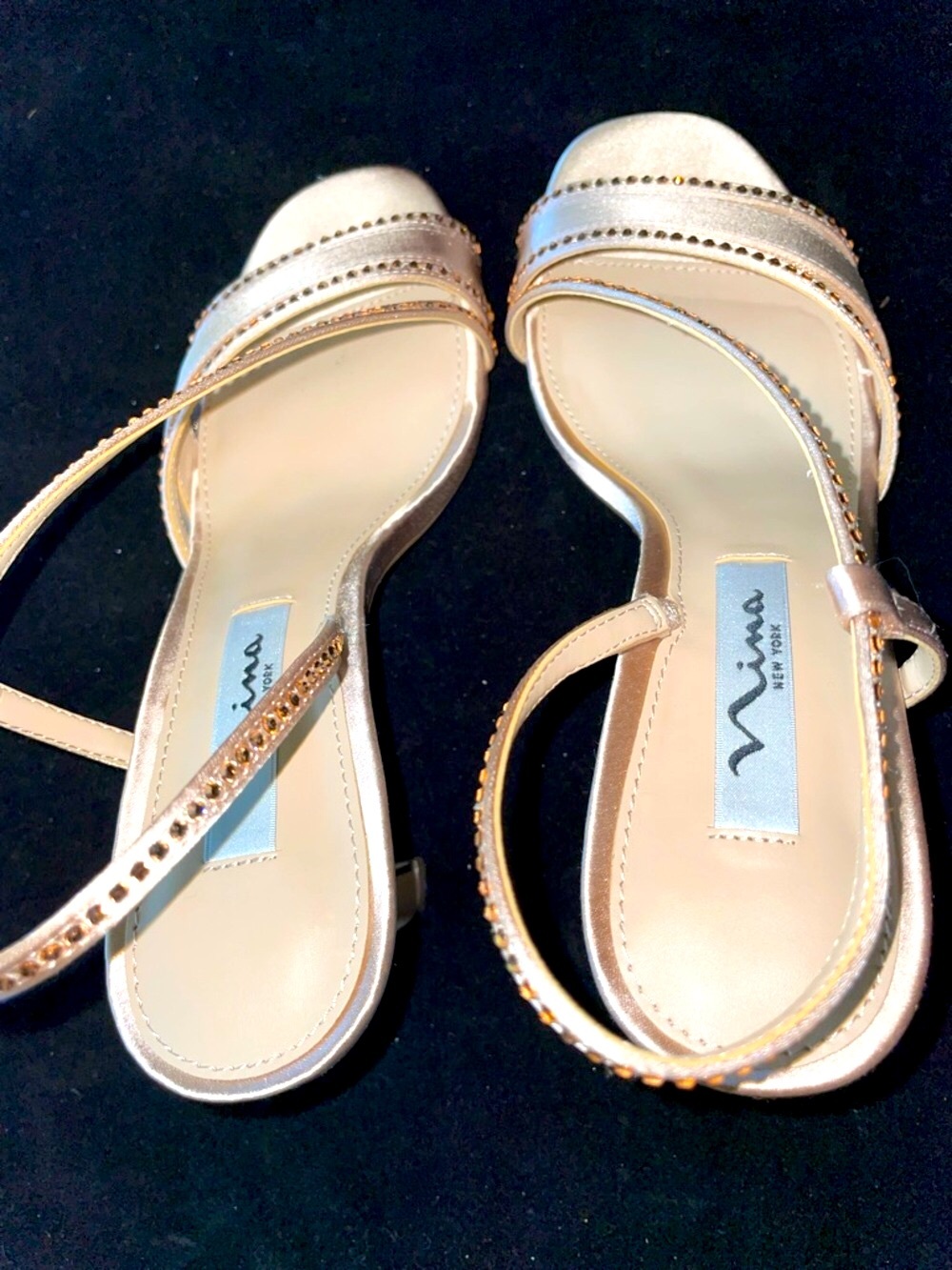 ❤️ PROM Women’s NWOT NINA ABBI Slingback Sandal Shoes by Nina New York 6 1/2 M - Picture 10 of 13